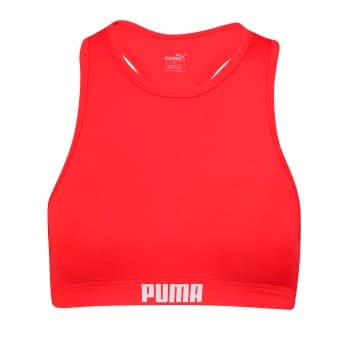 Puma Puma Racerback Swimtop Rød Medium Dame