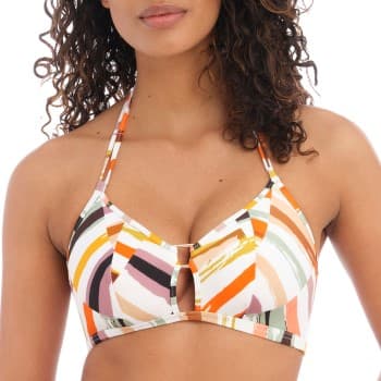 Freya Freya Shell Island Triangle Bikini Top Hvit Mønster polyamid D 75 Dame
