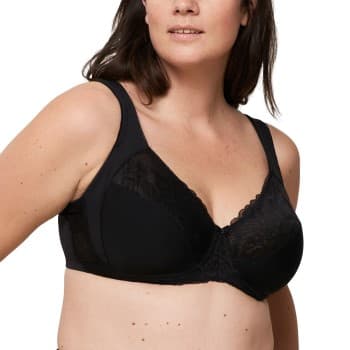 Triumph Triumph BH Modern Lace Cotton W02 Svart B 95 Dame