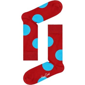 Happy Socks Happy socks Strømper 2P Jumbo Dot Sock Rød bomull Str 36/40