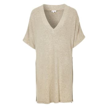 Damella Damella Knitted Lounge Tunic Beige X-Large Dame