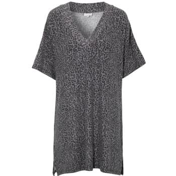 Damella Damella Knitted Lounge Tunic Leopard Small Dame