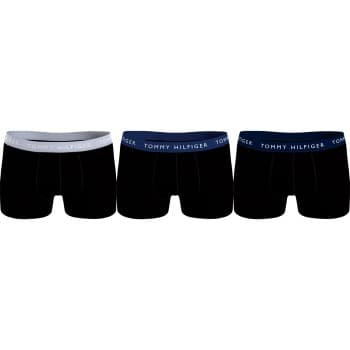 Tommy Hilfiger 3P Logo Essential Trunks Svart Large Herre