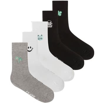 Frank Dandy Strømper 10P Embroidered Bamboo Socks Mixed lyocell Str 41/46