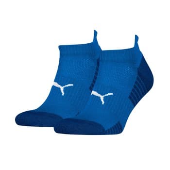 Puma Puma Strømper 2P Sport Cushioned Sneaker Socks Blå Str 35/38