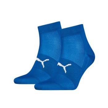 Puma Puma Strømper 2P Sport Light Quarter Socks Blå Str 43/46