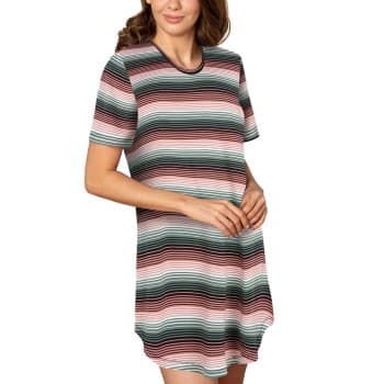 Lady Avenue Lady Avenue Bamboo Bigshirt Rød/Grønn Small Dame