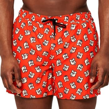 Happy Socks Happy socks Badebukser Doggo Swim Shorts Rød Mønster polyester Large Herre