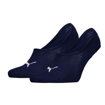 Puma Puma Strømper 2P Unisex Footie High Cut Socks Marine Strl 35/39