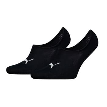 Puma Puma Strømper 2P Unisex Footie High Cut Socks Svart Str 43/46