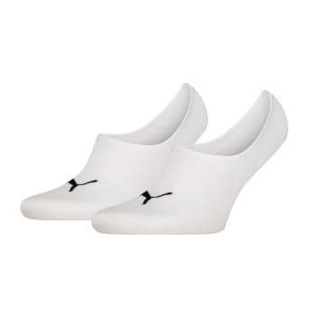 Puma Puma Strømper 2P Unisex Footie High Cut Socks Hvit Str 35/38