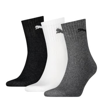 Puma Puma Strømper 3P Short Crew Unisex Socks Mixed Str 43/46