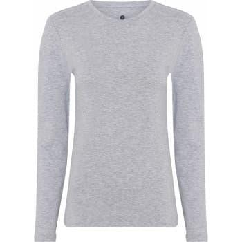 JBS of Denmark JBS of Denmark Bamboo Long Sleeve Slim Tee Grå Large Dame