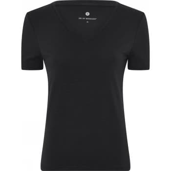 JBS of Denmark Bamboo V-neck Women Slim T-shirt Svart Large Dame