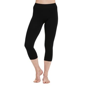 Decoy Decoy Seamless Capri Leggins Svart S/M Dame