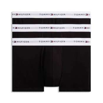 Tommy Hilfiger Tommy Hilfiger 3P Signature Essential Cotton Trunk Svart bomull Small Herre