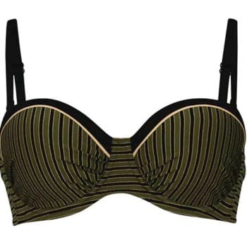Rosa Faia Rosa Faia Holiday Stripes Underwire Bikini Top Oliven D 38 Dame