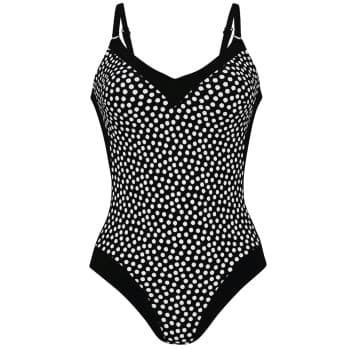 Rosa Faia Rosa Faia Summer Dot Swimsuit Svart/Hvit C 42 Dame