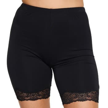 Damella Bamboo Lace Shorts Svart Bambus XX-Large Dame