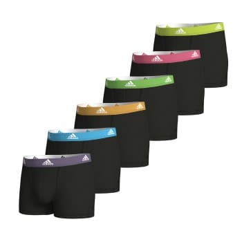 adidas 12P Active Flex Cotton Trunks Multi-colour-2 bomull Small Herre