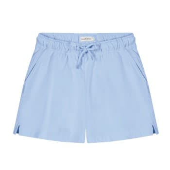 Bread and Boxers Sweatshorts Lysblå økologisk bomull X-Small Dame