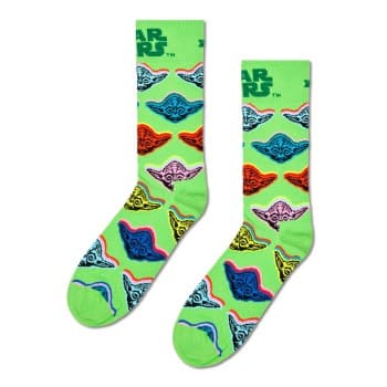Happy Socks Happy socks Strømper Star Wars Yoda Sock Grønn Mønster bomull Str 41/46
