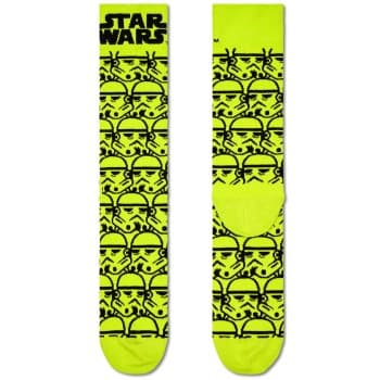 Happy socks Strømper Star Wars Storm Trooper Sock Svart/Gul bomull Str 41/46