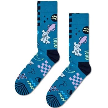 Happy Socks Happy socks Strømper Zodiac Signs Aquarius Sock Blå Mønster Str 41/46