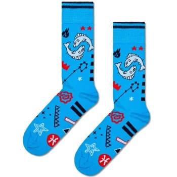 Happy Socks Happy socks Strømper Zodiac Signs Pisces Sock Blå Mønster Str 41/46
