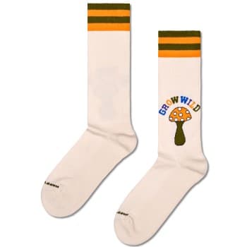 Happy Socks Happy socks Strømper Grow Wild Crew Sock Beige modal Str 41/46