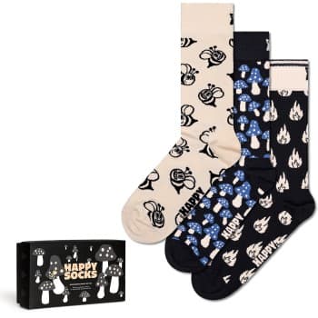 Happy socks Strømper 3P Monochrome Magic Socks Gift Set Mixed bomull Str 41/46