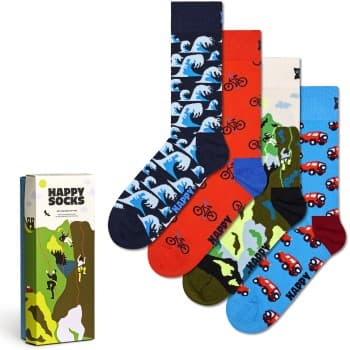 Happy Socks Happy socks Strømper 4P Out And About Socks Gift Set Mixed Str 41/46