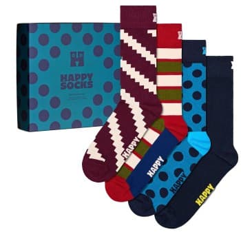Happy socks Strømper 4P New Vintage Socks Gift Set Multi-colour-2 bomull Str 41/46