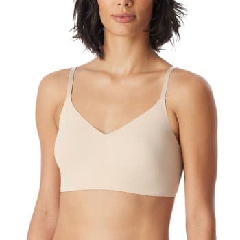 Schiesser Schiesser BH Invisible Soft Bustier Padded Bralette Beige 42 Dame