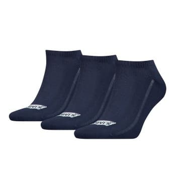 Levis Strømper 3P Low Cut Batwing Logo Recycled Cotton Marine Str 35/38 Herre