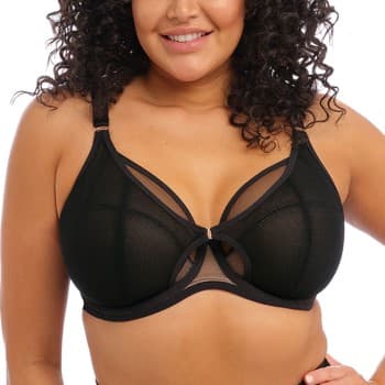 Elomi BH Kintai Underwire Plunge Bra Svart L 80 Dame