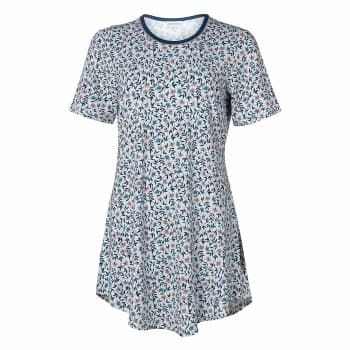 Lady Avenue Lady Avenue Bamboo Big-Shirt Blomstret XX-Large Dame