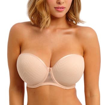 Freya BH Tailored Underwire Moulded Strapless Bra Beige E 60 Dame