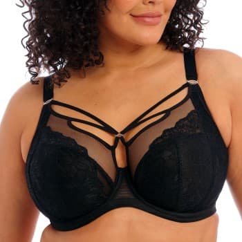 Elomi BH Brianna Underwire Plunge Bra Svart K 70 Dame