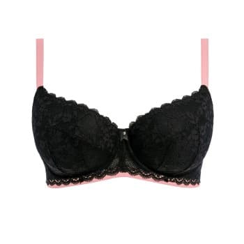 Freya Freya BH Off Beat UW Padded Half Cup Bra Svart F 60 Dame