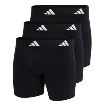 Adidas adidas 3P Active Flex Cotton Boxer Brief Svart bomull Small Herre