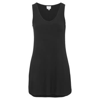 Damella Damella Bamboo Nightdress Svart Bambus Small Dame