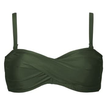 Damella Ingrid Soft Bikini Bra Mørkgrørnn B/C 38 Dame