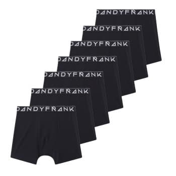 Frank Dandy Frank Dandy 14P Solid Tencel Boxers Svart lyocell Large Herre