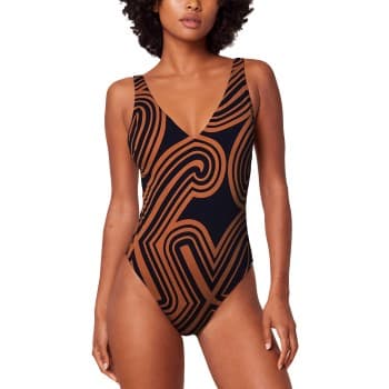 Triumph Triumph Flex Smart Summer 08 Padded Cup Swimsuit Brun mønstret Fit Smart 3 Dame