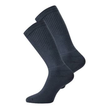 Resteröds Strømper 2P Tennis Socks Mørkgrå Str 40/45 Herre