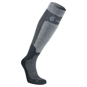 Seger Seger Strømper Byggmark Mid Compression Sock Svart/Grå Str 40/42