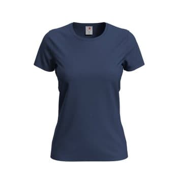 Stedman Stedman Comfort-T Crew Neck T-shirt Marine bomull XX-Large Dame