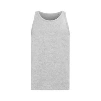 Stedman Tank Top For Men Gråmelerad bomull XX-Large Herre