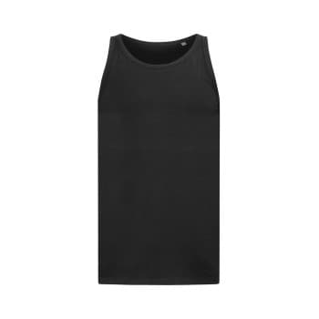 Stedman Tank Top For Men Svart bomull XX-Large Herre